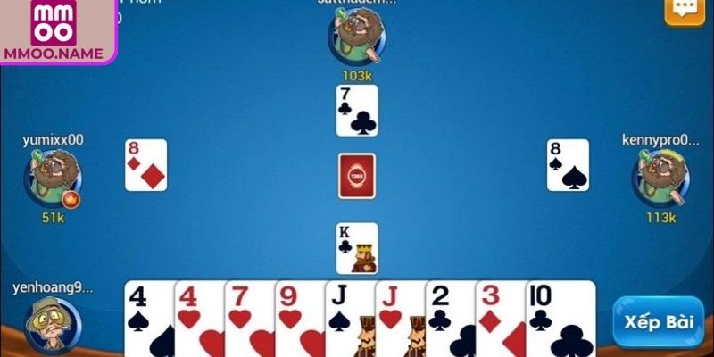 Thứ tự đánh bài tấn MMOO