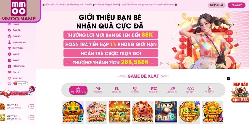 Đăng ký mmoo 1 Truy cập đúng trang web