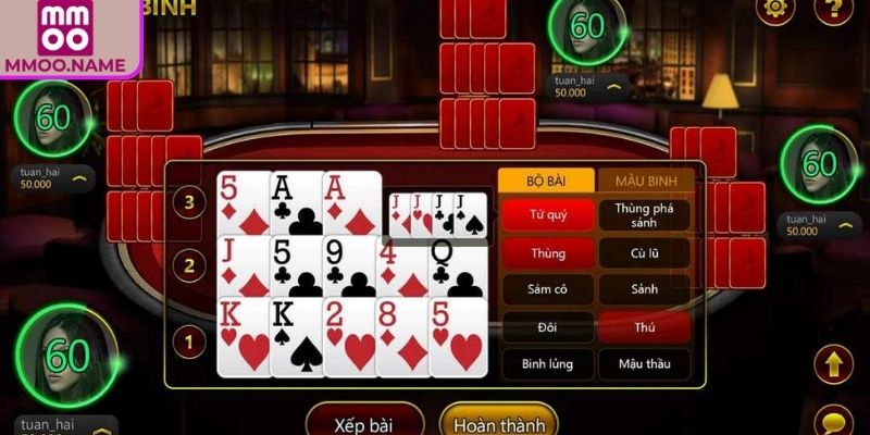 Mậu Binh MMOO - Mang Đến Trải Nghiệm Cá Cược Thú Vị 3 Cách chơi Mậu Binh MMOO